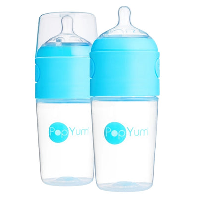 Kit De Mamadeira PopYum Com Mixer Blue 260ML - Material Seguro
